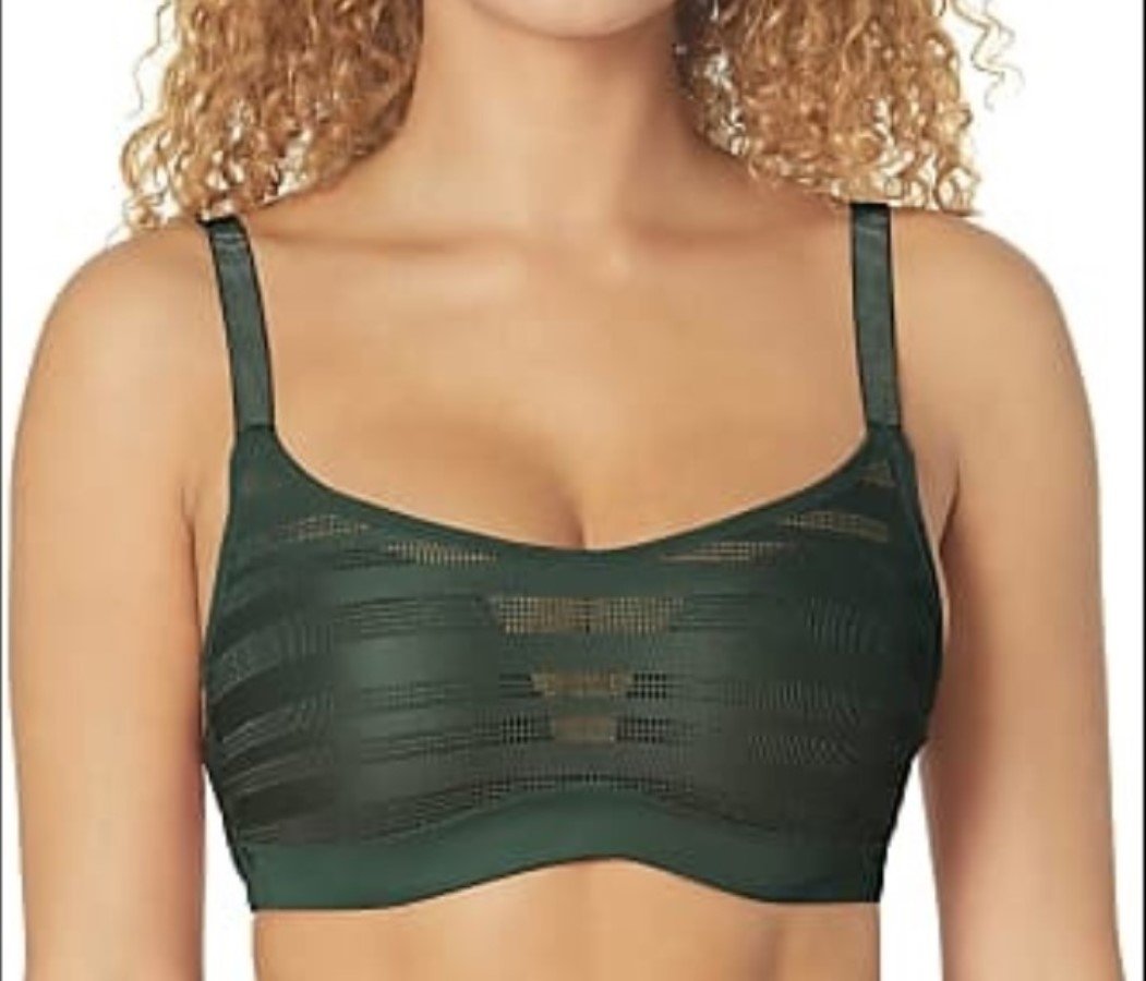 NWT Le Mystere 34D Active Balance Underwire Sports Bra 6210 Green #92006