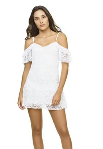 NWT Pilyq S/XS Water Lily Lola Lace Mini Dress Swimsuit Cover UP 92683