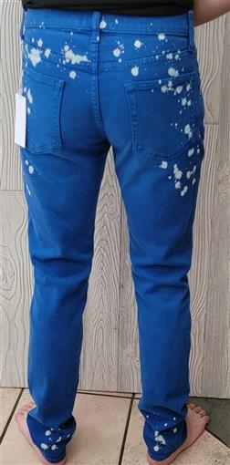 NWT Cotton Citizen 31 Splash Straight Fit Jeans Bright Blue 92968