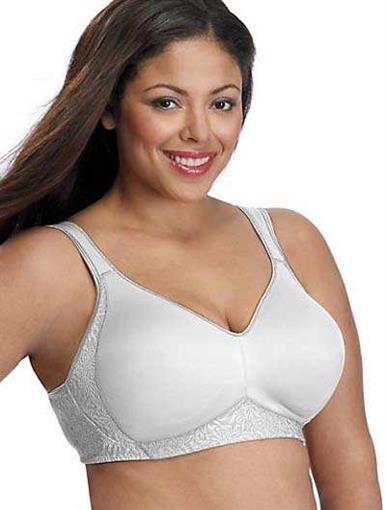 NEW Playtex Seamless Smoothing Wirefree Bra 4049 38D White #93749