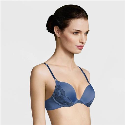 NWT Maidenform 38B Push Up Convertible Shaping Underwire Bra 05809S Blue #93850