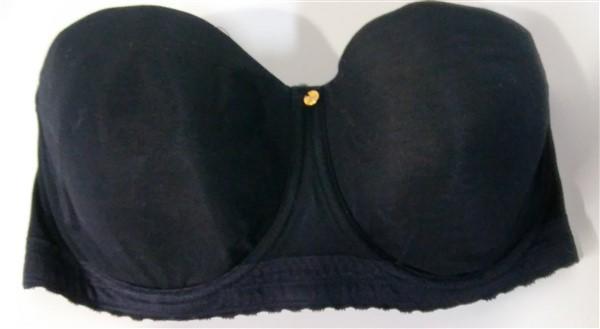 NWT Natori 32DDD Truly Smooth Smoothing Strapless Contour Bra 774070 Black 93932