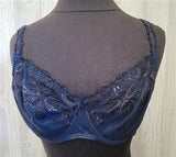 NEW Chantelle 38B Champs Elysees Full Cup Bra-2601 Blue 93981
