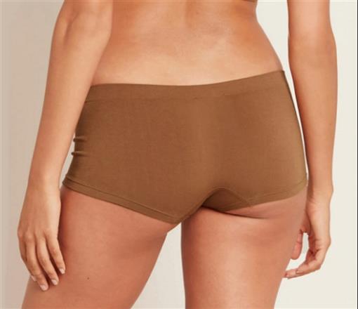 NEW 2pr American Apparel 2X Boyshort Cotton Spandex collection Beige 94146