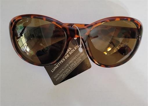 NWT Foster Grant Ducon Tortoiseshell Round Polarized Sunglasses #94340