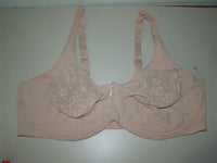 NEW Lunaire 34DDD Versailles Seamless Jacquard Underwire Bra 13211 Beige #94529