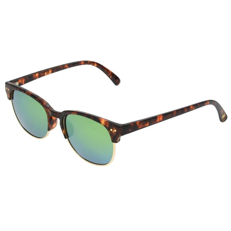 NWT Panama Jack Club Polarized Tort Half-rim Sunglasses #94585