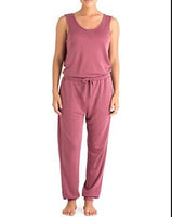 NWt Honeydew L Fall Forever Sleeveless One-Piece Jumpsuit Purple 95241