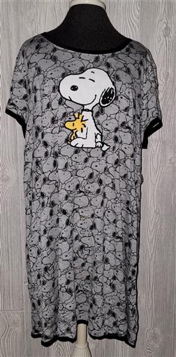 NWT Peanuts 2X Embroidered Snoopy French Terry Sleep Shirt #95258