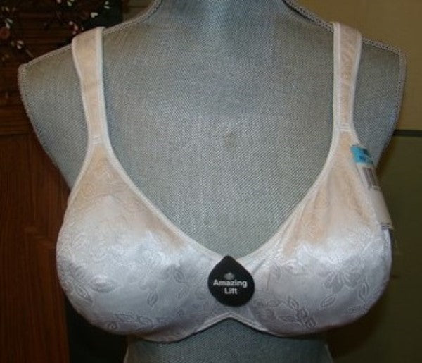 NWT Bali 36C Live It Up Underwire Bra 3353 White #95282