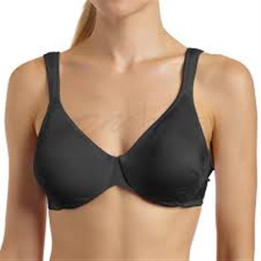 NWOT Bali 38C Live It Up Underwire Bra 3353 Black #95625