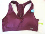 NEW Marika LG Low Impact Dry-Wik Comfort Cutout Mesh Sports Bra Auburgine #95707
