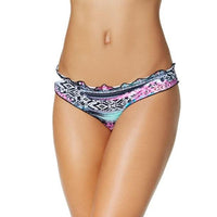 NWT Sundazed Dream Catcher M Ruffle Cheeky Bikini Swim Bottoms #95652