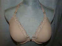 NWOT Natori 34DDD Feathers Racerback Bra 735023 Beige 95926
