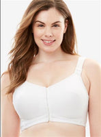 NWOT Comfort Choice 44C Posture Support Soft Cup Bra White 95956