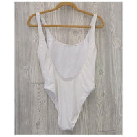 New Urban Outfitters M Ocean Pacific Retro Logo White One-Piece Swimsuit #96366
