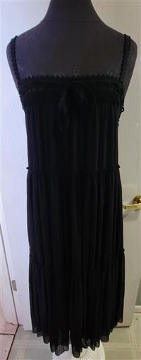 NWOT Robin Piccone Black Crochet Dress Pool Cover Up 96391