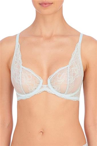 NWT Natori 32DD Eclipse Lace Aqua Underwire 726254 96478