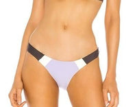 NWT PIlyq Lavender Colorblock M Cheeky Bikini Swim Bottoms #96538