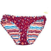 NWOT Urban Sea Red Floral Reversible M Cheeky Bikini Swim Bottoms #96693