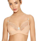 NWT Freya 32B Enchanted Underwire Plunge Balcony Bra AA1571 Beige #96732