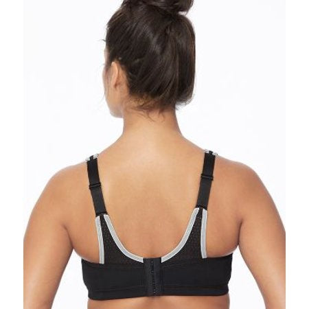 NWOt Glamorise 32DD Elite Performance Custom Control Sports Bra 1167 Black 96783