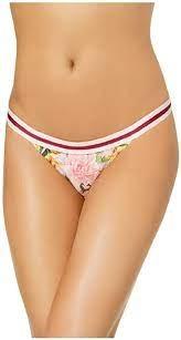 NWT Hula Honey Pink Floral L Banded Cheeky Bikini Swim Bottoms #96839