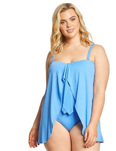 NWT Ralph Lauren 18W Plus Size Beach Flyaway 1PC Swimsuit 96925