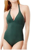 NWT Vilebrequin S Solid Water Fames 1PC Swimsuit Poivre Green 96954