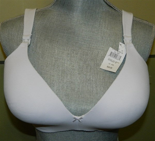 NWOT Motherhood 36C OH BABY Wireless Full Coverage Nursing Bra White 97001