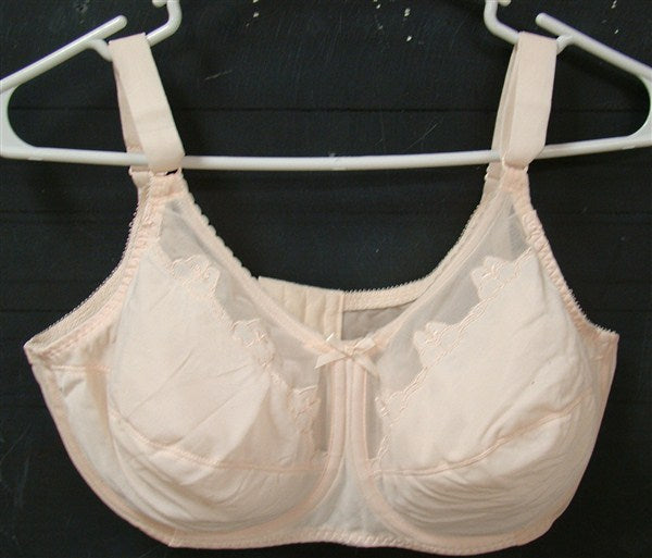 NWOT Bali Flower 34B Full Coverage Bra 0180 White 97081