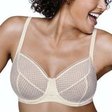 NWOTD Playtex Love My Curves 42DD Full-Fig Balconette Bra 4713 Ivory 97087