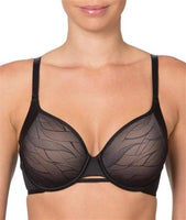 NWT Triumph 40D Airy Sensation Spacer T-Shirt Bra Black 97089