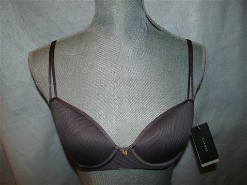 NWT Natori 32C Bare Touch Spacer Demi Bra 733079 Gray #97091