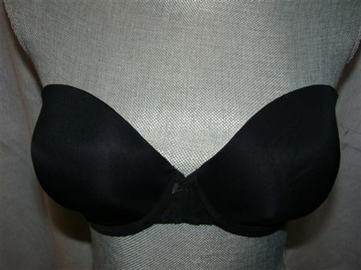 NWOT DKNY 32DD Signature Lace Perfect Lift Strapless Bra 454195 Black #97109