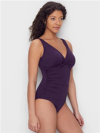 NWT Ralph Lauren 12 Beach Club Solids Halter One-Piece Swimsuit 97157