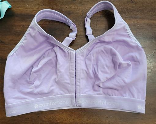 NWOt Comfort Choice Purple 38B Bottom Band Cotton Wireless T-shirt Bra #97227