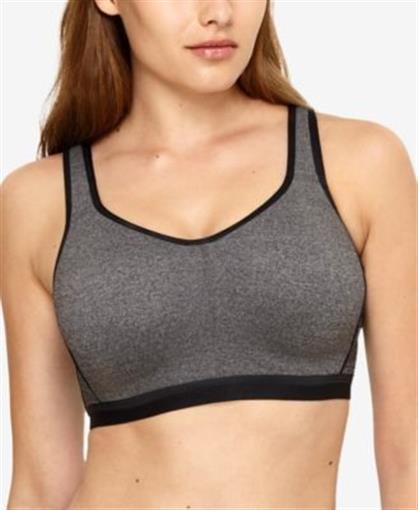 PO Wacoal 38DD High Impact Underwire Sports Bra 855229 Black #97399