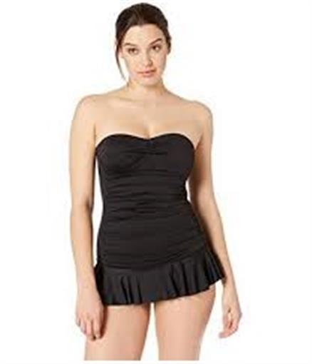 NWOT Ralph Lauren 6 Beach Club Solids Underwire One Piece Swim Dress 97428