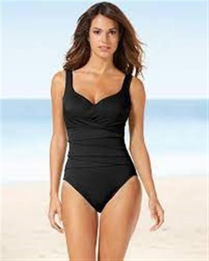 NWT Soma Magicsuit 8 Zoe 1PC Swimsuit Black 97549