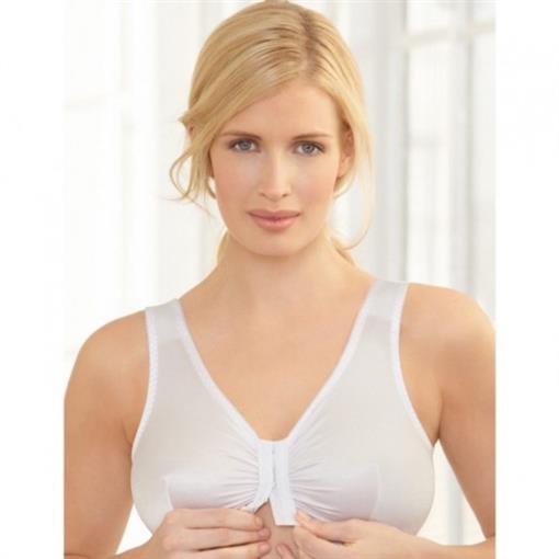 NWOT Glamorise 40 G/H Complete Comfort Cotton T-Back Bra 1908 White #97651