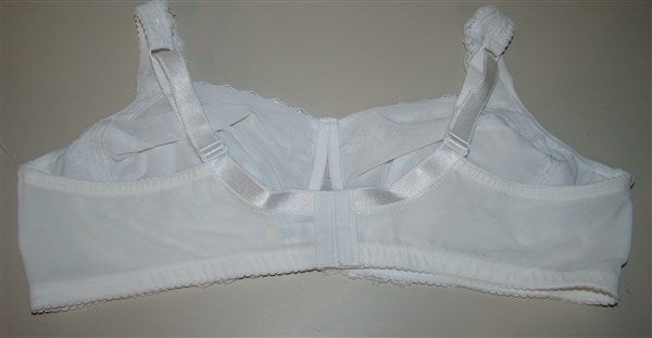 NWOT Comfort Choice 42C Side Wire Jacquard Bra White 97836