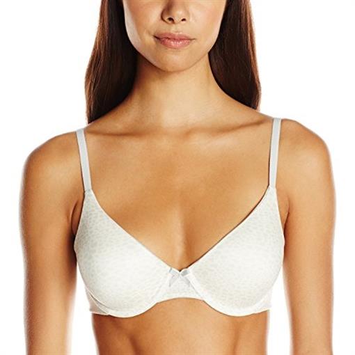 NWOT Maidenform 34C Comfort Devotion Bra 9402 Ivory & Gray Cheetah #97932