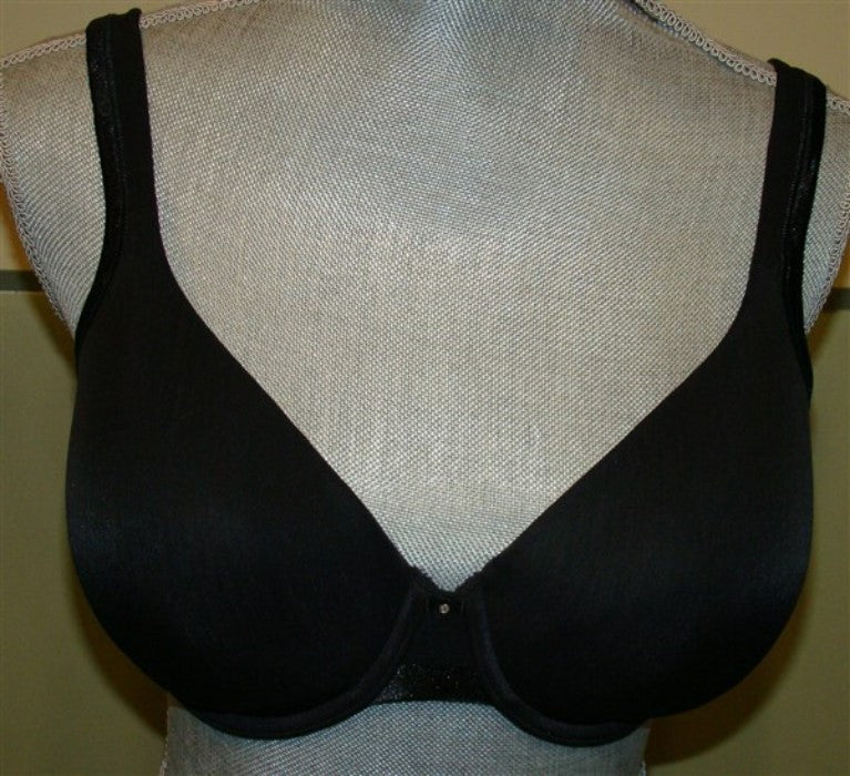 NWT Vanity Fair 40C Illumination Full Coverage Underwire Bra 75338 Black #98018