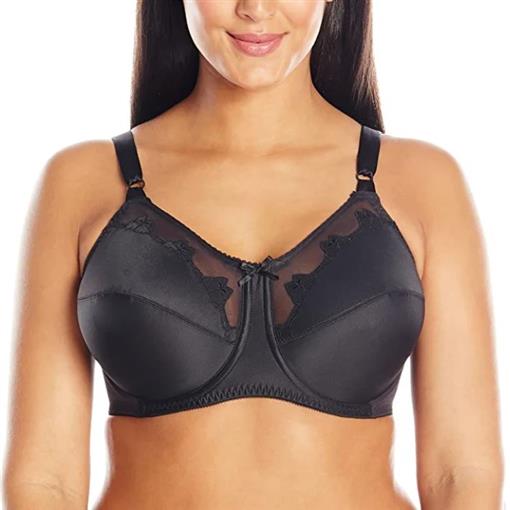 New Bali Flower Black 42C Full Coverage Bra 0180 #98019