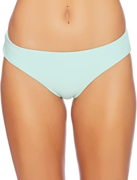 NWT Splendid Solid Mint L Textured Full Bikini Swim Bottoms #98025