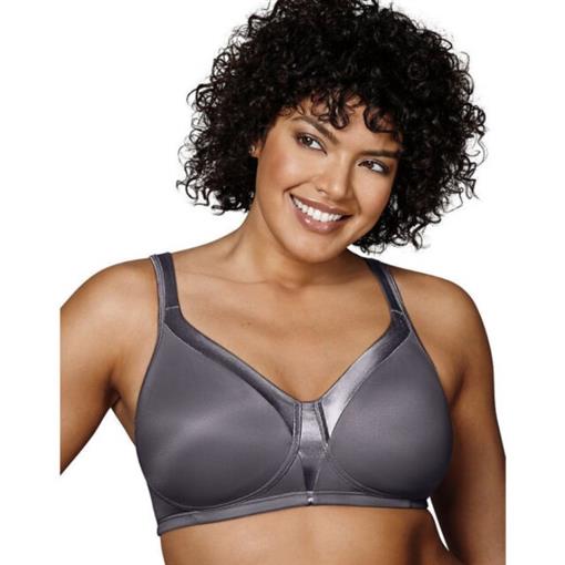 NWT Playtex 18 Hour Sensationally Sleek 42C Full Figure Wireless 4803 Gray 98078