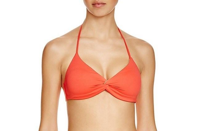 NWT Polo Ralph Lauren Lava Rip Tide S Reversible Halter Bikini Swim Top #98215