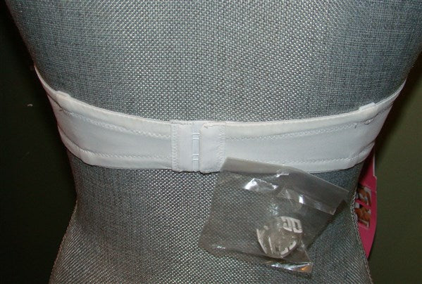 NWOTD Maidenform 36D White 1 Fabulous Fit Strapless Bra 07955 NO Straps 98276