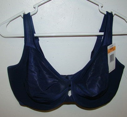 NWT Lilyette 36D Keyhole Navy Blue Underwire Minimizer 0904 Bra #98298